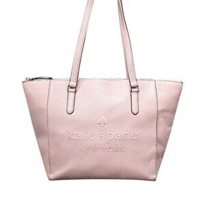 Kate Spade New York Sienne Leather Logo Pink Tote